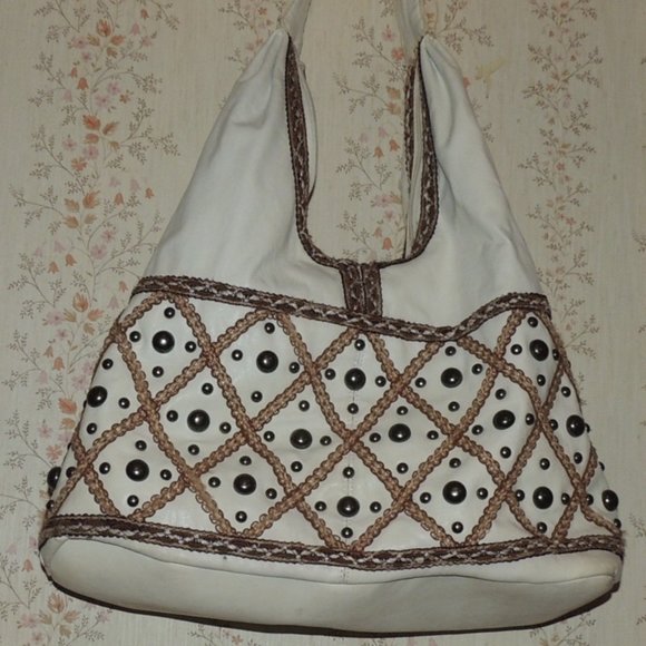 exsquisite puse by mms white colorfull inside and out - Picture 1 of 5